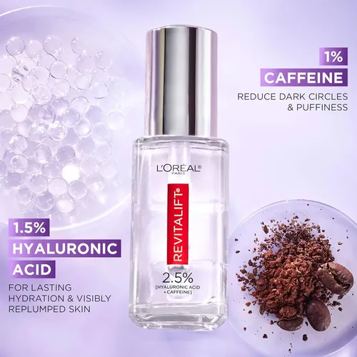 Sérum Para Ojos L’oreal Paris Revitalift Con Ácido Hialuróni Todo Tipo De Piel Día/noche