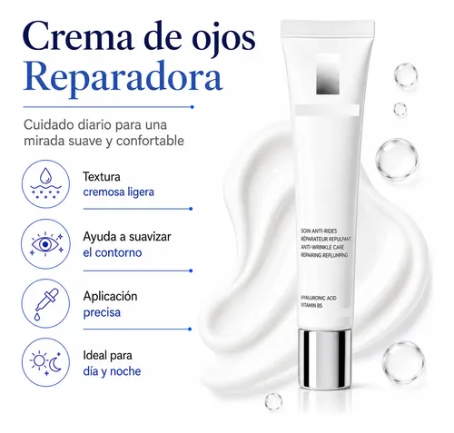 Kit Skincare Facial 4 Pasos Sérum B3 Reparador Crema Ojos