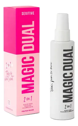 Sexitive Masajes Y Lubricante Intimo Oil Magic Dual 130ml