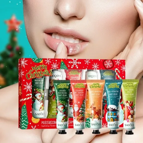 Set De 5 Cremas Para Manos Sadoer Hand Moisturizer Brighten