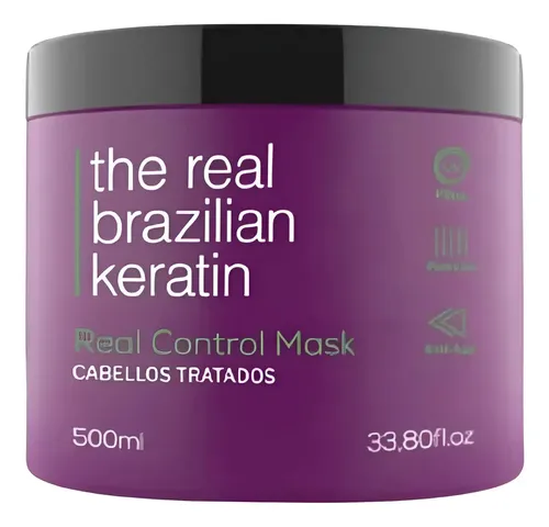 Shampoo + Mascara Control X 500ml Sin Sal Real Brazilian