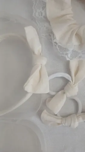 Box De Accesorios Para El Pelo Para Nenas Atemporales Moda Color Blanco Tusor