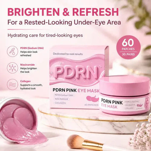 60 Pares Parches De Niacinamida Para Ojeras Y Arrugas