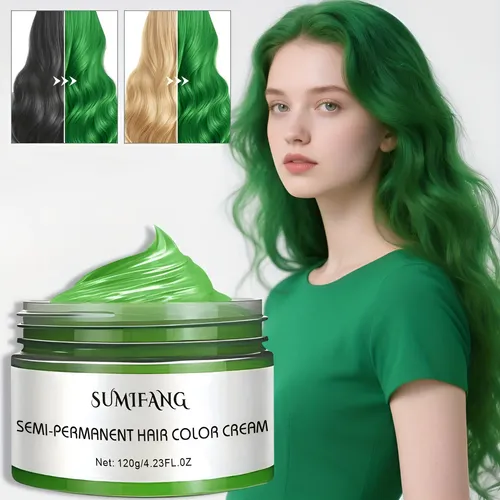 Tinte Verde Semipermanente | Color Intenso Y Suave
