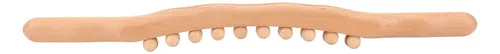 Barra Enrollable De Madera De Haya, Doble Hilera, 20 Perlas,