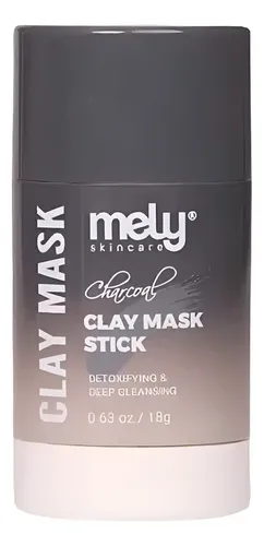Mascarilla Mely Stick Arcilla Extracto Carbon Detox En Barra