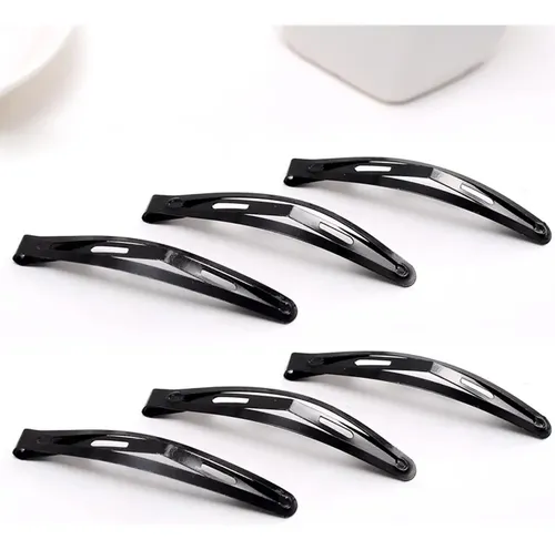 20 Broches Grandes De Metal Negro Con Forma De Broche Para E