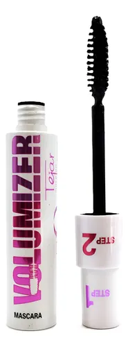Maquillaje Mascara De Pestañas Negra Volumizer 2 En 1 Tejar