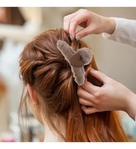 Pinzas De Felpa Para Cepillos De Pelo, 4 Unidades