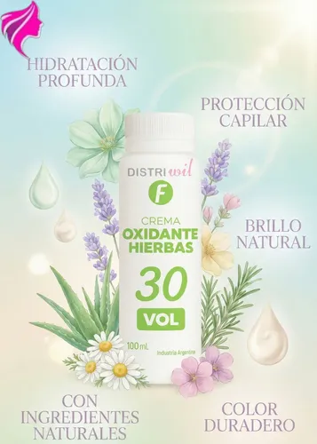 Pack Crema Oxidante Frilayp 30 Vol X100ml X 24/uni Tono 3/0