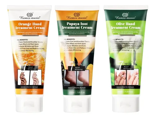 Crema Manos Pies Exfoliante Aceite De Oliva Cuidado De La L