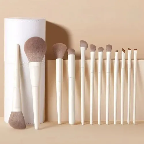 Set De 7 Brochas De Maquillaje En Polvo, Rubor Y Sombra De O