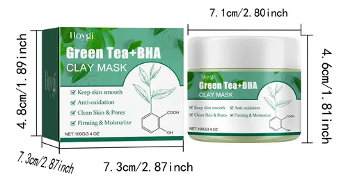 Hy/ Mascarilla Limpiadora De Arcilla De Té Verde Hoygi Para