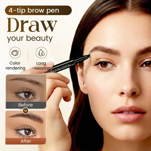 Lápiz Microblading Cejas Lecdoa 4 Puntas Resistente Agua