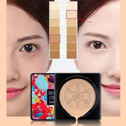 Bb Cushion Foundation Cc Cream Corrector Kit De Tono Exo Too-natural Color Set