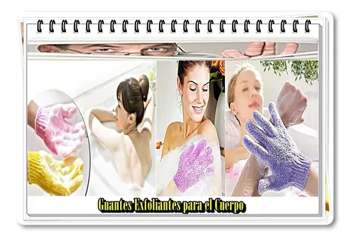 Guantes Exfoliantes Para Spa Corporal O Facial X 2 Unidades