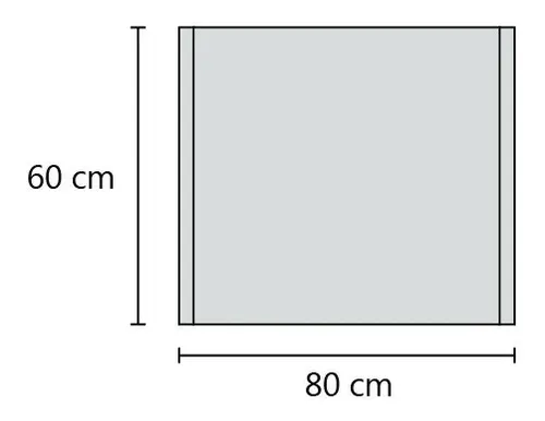 Espejo Led Lineal Touch Tactil 28w 80x60cm Baño Dabor