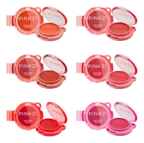 Blush Rubor Crema Llavero + Clip Pink21 Lip & Cheek Multiuso