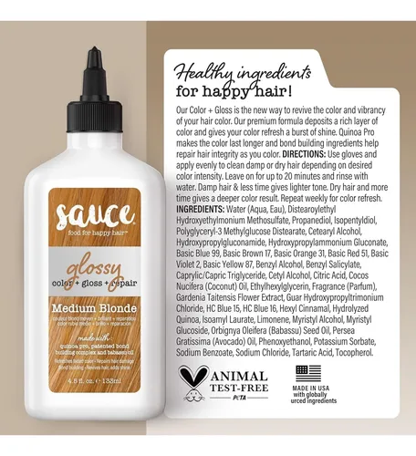 Tinte Para Cabello Semipermanente Sauce Beauty 133.5 Ml