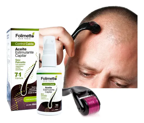 Tratamiento Alopecia Serum Anticaída Cabello Derma Roller