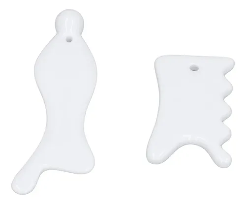 Face Gua Sha Tools, 2 Unidades, Cerámicas Faciales, Mejoran