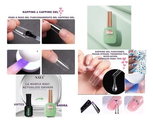 Kit Tips Soft Gel City Girl, Kapping Base Gel Navi, Premium