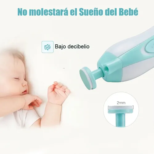 Lima De Uñas Bebe, 6 Cabeza Molienda Y 1 Cortauñas Niños /s