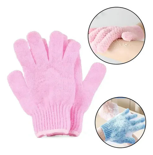 Guantes Exfoliantes Limpieza Corporal Piel Baño Ducha X 1 Un