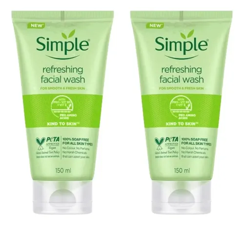 Gel Facial Refrescante Simple 150 Ml
