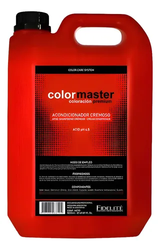 Acondicionador Fidelite Crema Ácida Ph4.5 Color Master 5000m