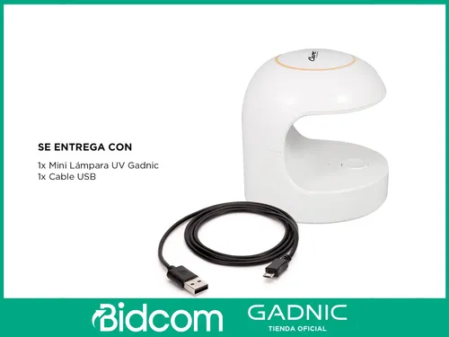 Mini Lámpara Led Uv Gadnic Para Uñas Con Sensor Inteligente