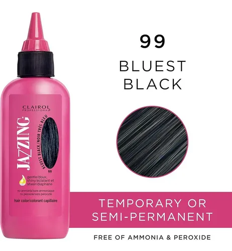 Coloración Semipermanente Clairol Jazzing Bluest Black