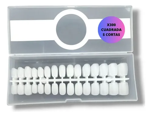 Kit Soft Gel Mely Tips X300 + Press Gel Uv/led Cherimoya