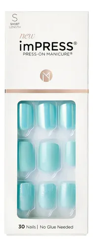 Uñas Press On – Kiss Impress Color Rain Check
