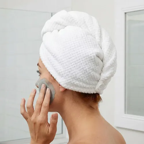 Toalla Microfibra Para Cabello 3 Pack, Gorro De Baño Ultra
