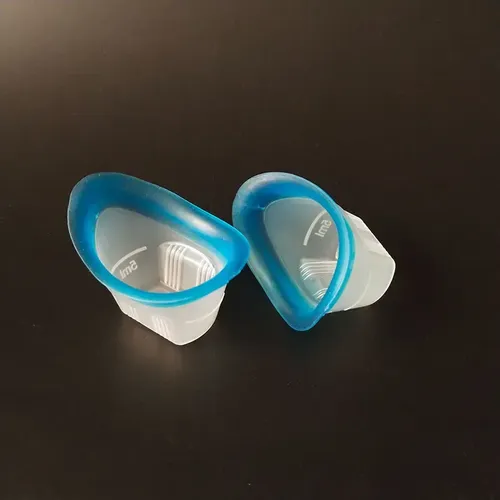 2 Lavaojos De Silicona, Copa Blanda, Gel De Baño, Reutilizab Blanco