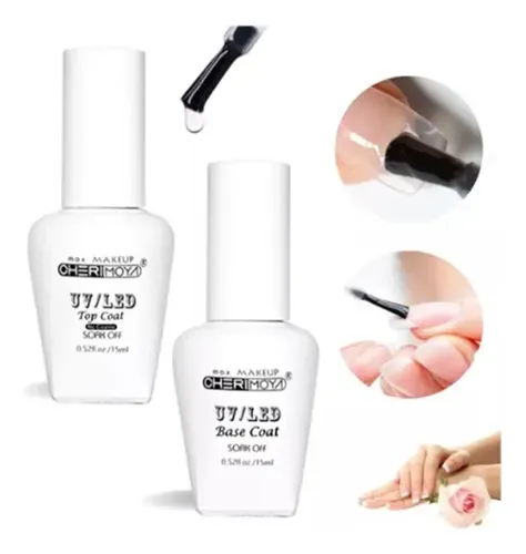 Cherimoya 15ml Base Coat O Top Coat Gel Led Uv X1u.
