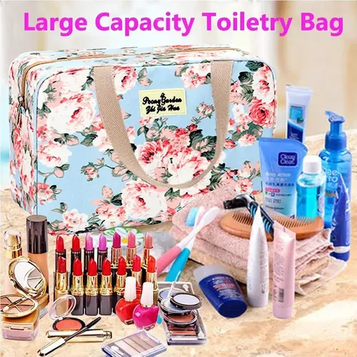 Bolsa De Maquillaje Hikiopc, Bolsa De Aseo Grande Para Mujer