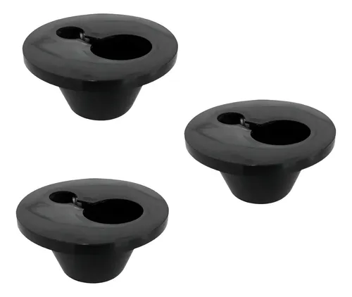 Bowl Algodonero Manicuria Ranura Corte Racionador X3