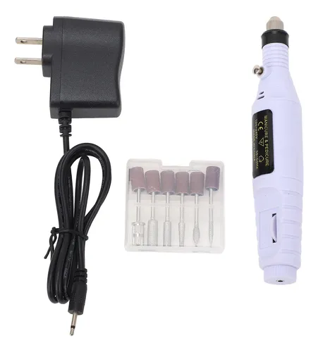 /kit De Lima De Uñas Eléctrica, Máquina Pulidora De 6 Puntas