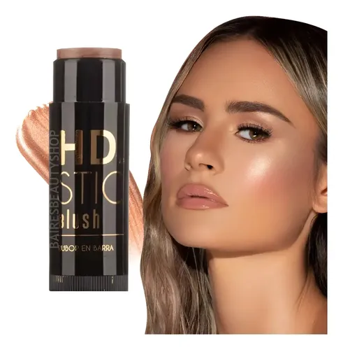 Stick Hd Highlighter Iluminador En Barra Cremoso Katalia Tono Del Maquillaje X1_bronce (satinado / Rubor)