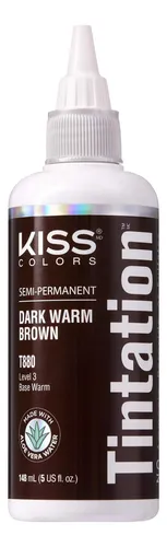 Tinte Semipermanente Para Cabello Red By Kiss Tintation, 5 O