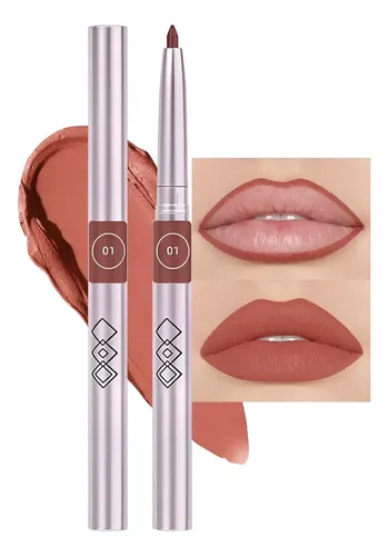 Delineador De Labios Retráctil Feicuiyun 01 Naranja Crema