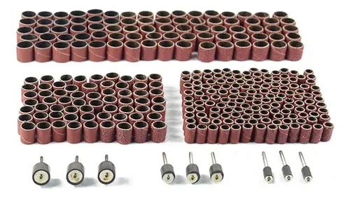 Kit De Tambores De Lijado De 338 Piezas Con Brocas De Pulido