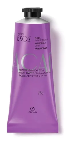 Crema De Manos Natura Ekos Pulpa Acai 75g