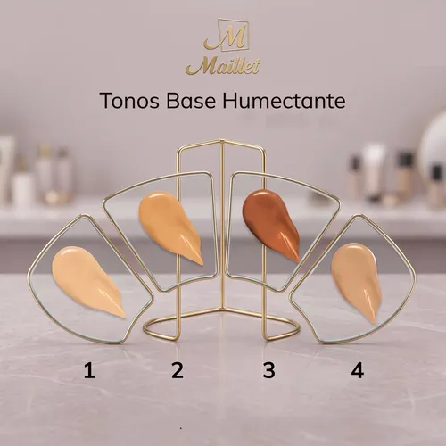 Base Maquillaje Humectante Efecto Radiante Maillet