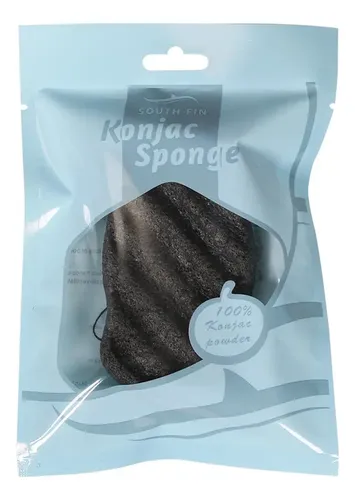 Suave Esponja De Carbón De Bambú