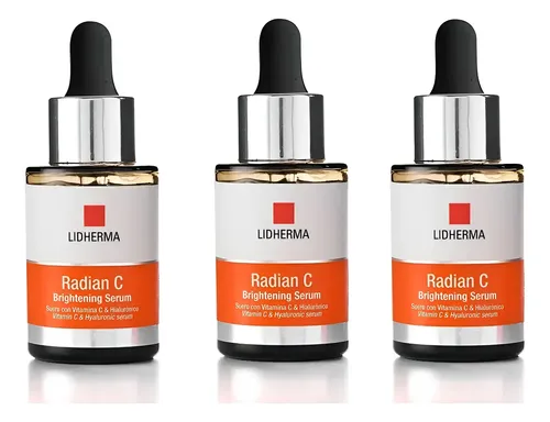 X3 Radian C Brightening Serum Hialuronico Y Vit. C Lidherma