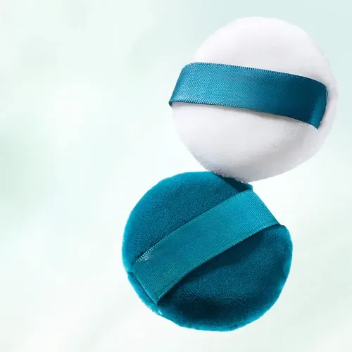 Powder Puff Soft Fluffy Powder Puff, Portátil De Doble Uso,