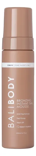 Mousse Bronceadora Instantánea Bali Body, 200 Ml, Sin Rayas
